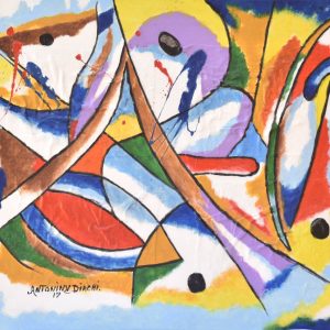 PECES ABSTRACTOS painting